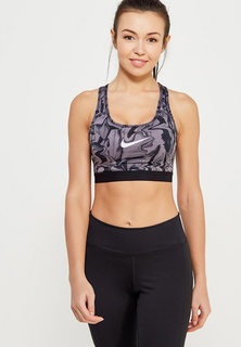 Топ спортивный Nike NIKE CLASSIC BRA PNTD MRBL