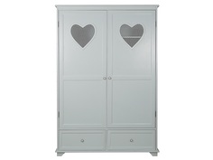 Шкаф двустворчатый adelina (etg-home) белый 130.0x186.0x52.0 см.