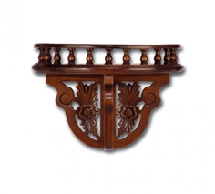Полка (satin furniture) коричневый 35x25x21 см.