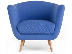 Кресло sunshine (icon designe) голубой 92x87x86 см.
