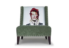 Кресло major tom by icon designe (icon designe) зеленый 85x90x80 см.
