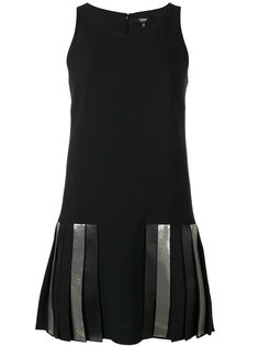 платье с плиссированным подолом Versus