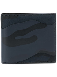 бумажник с камуфляжным принтом Valentino