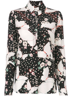 блузка с принтом Butterfly Pop Valentino