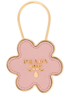 брелок в виде цветка с логотипом Prada