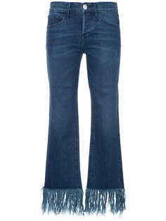 джинсы с бахромой  3X1