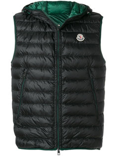 стеганый жилет с капюшоном Moncler