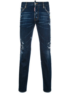 джинсы в байкерском стиле Dsquared2
