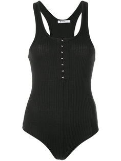 эластичное ребристое боди T By Alexander Wang