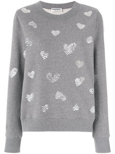 пуловер с сердечками с пайетками Essentiel Antwerp
