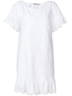 платье асимметричного кроя с оборками McQ Alexander McQueen