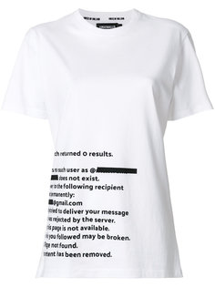 text print T-shirt  House Of Holland