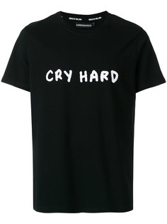 футболка с принтом Cry Hard House Of Holland