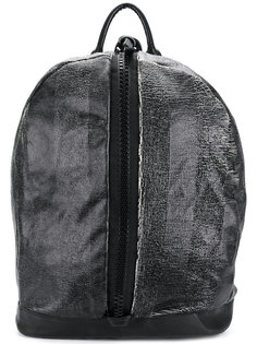 front zipped distressed backpack Giorgio Brato