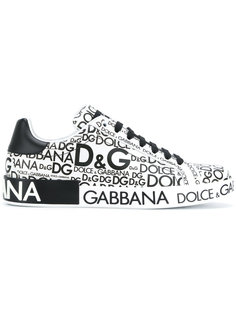 кроссовки Portofino  с принтом-логотипом Dolce & Gabbana