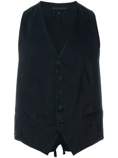 buttoned waistcoat Ann Demeulemeester Blanche