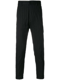 striped slim fit trousers Ann Demeulemeester Blanche