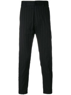 striped slim fit trousers Ann Demeulemeester Blanche