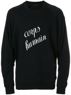 толстовка с принтом Corps Humain Ann Demeulemeester Blanche