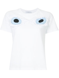 футболка с декоративными глазами с рюшами Vivetta