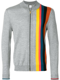 кардиган с полосатым принтом на молнии Paul Smith