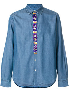 рубашка с вышивкой Paul Smith