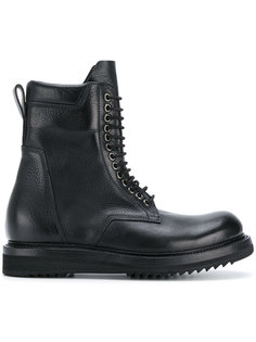 армейские ботинки со шнуровкой Rick Owens