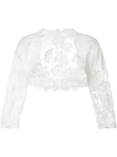 lace-embroidered cropped cardigan Olvi´S