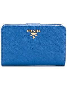 визитница с бляшкой с логотипом Prada