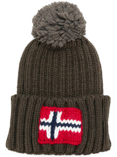 ribbed pom pom beanie  Napapijri