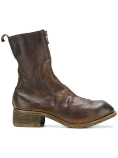 front zip boots  Guidi
