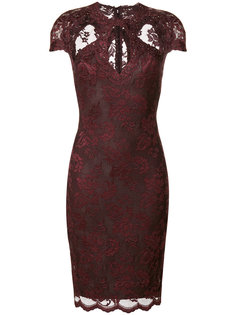 lace-embroidered cut-detail dress Olvi´S