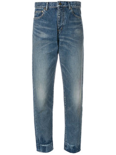 джинсы бойфренда с завышенной талией Saint Laurent