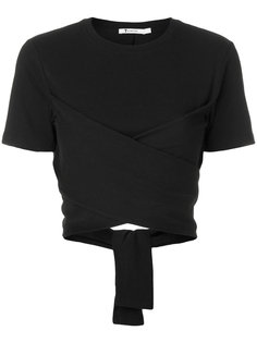 футболка с завязками  T By Alexander Wang