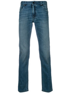 классические джинсы узкого кроя Fendi