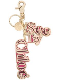 брелок для ключей с логотипом See By Chloé