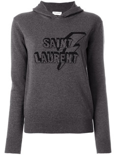 трикотажный топ с капюшоном Saint Laurent