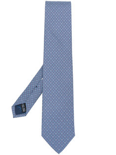 галстук с принтом double Gancio Salvatore Ferragamo
