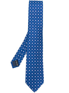галстук с мелким принтом Salvatore Ferragamo