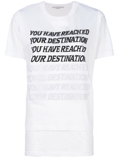 футболка You Have Reached Your Destination Stella McCartney