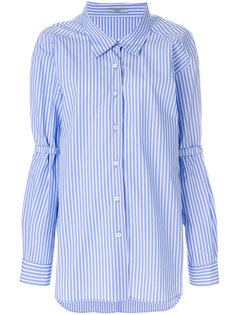 полосатая рубашка мешковатого кроя Prada