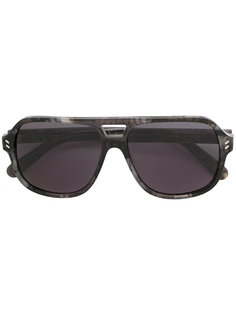 массивные солнцезащитные очки "авиаторы" Stella Mccartney Eyewear