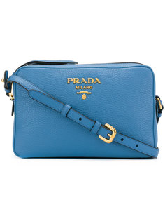 logo plaque shoulder bag Prada