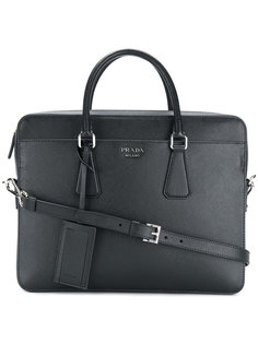 classic saffiano briefcase Prada