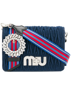 джинсовая сумка на плечо My Miu Miu Miu