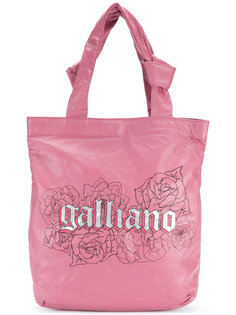 сумка-тоут с принтом логотипа John Galliano