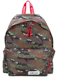 camouflage print backpack Maison Kitsuné