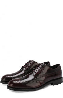 Кожаные дерби с брогированием Tod’s