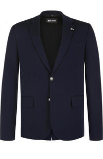 Однобортный блейзер из вискозы Just Cavalli