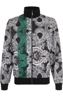 Двусторонний кардиган на молнии с воротником-стойкой Versace